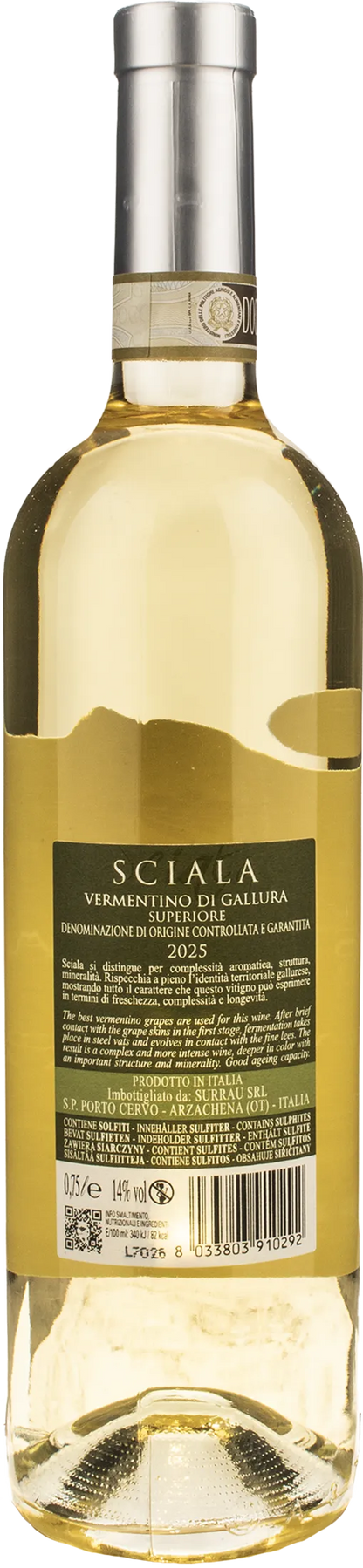 Surrau Vermentino di Gallura Superiore Sciala 2025