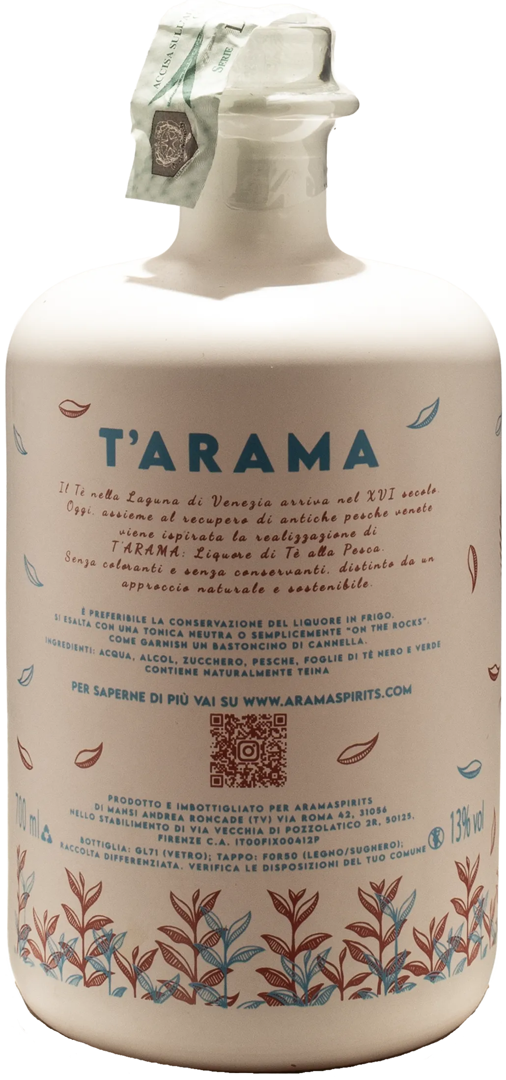 T'Arama Liquore di Te alla Pesca 0.7L