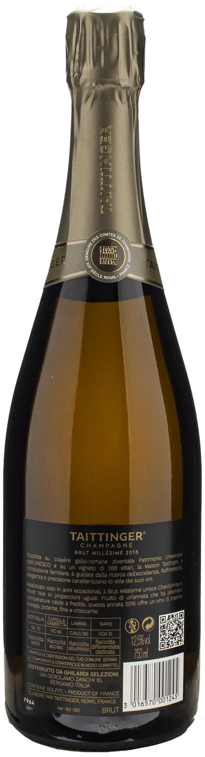 Taittinger Champagne Brut Millésimé 2016