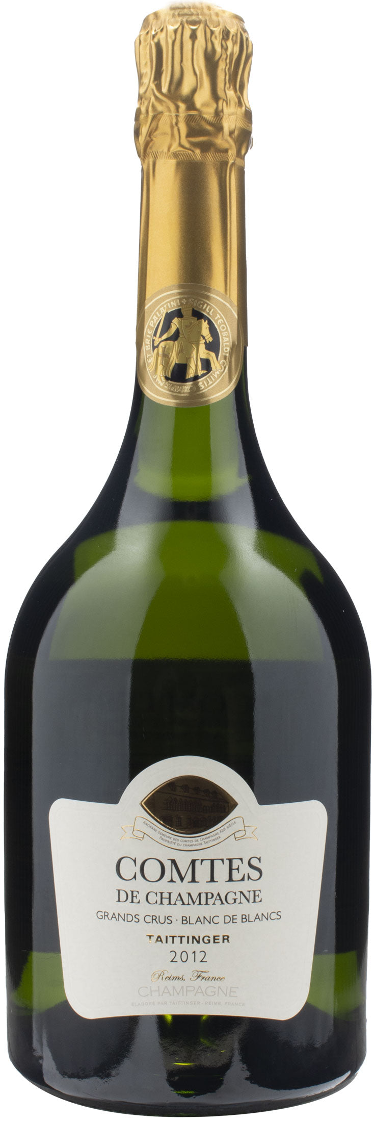 Taittinger Champagne Grand Cru Blanc de Blancs Comtes de Champagne 2012