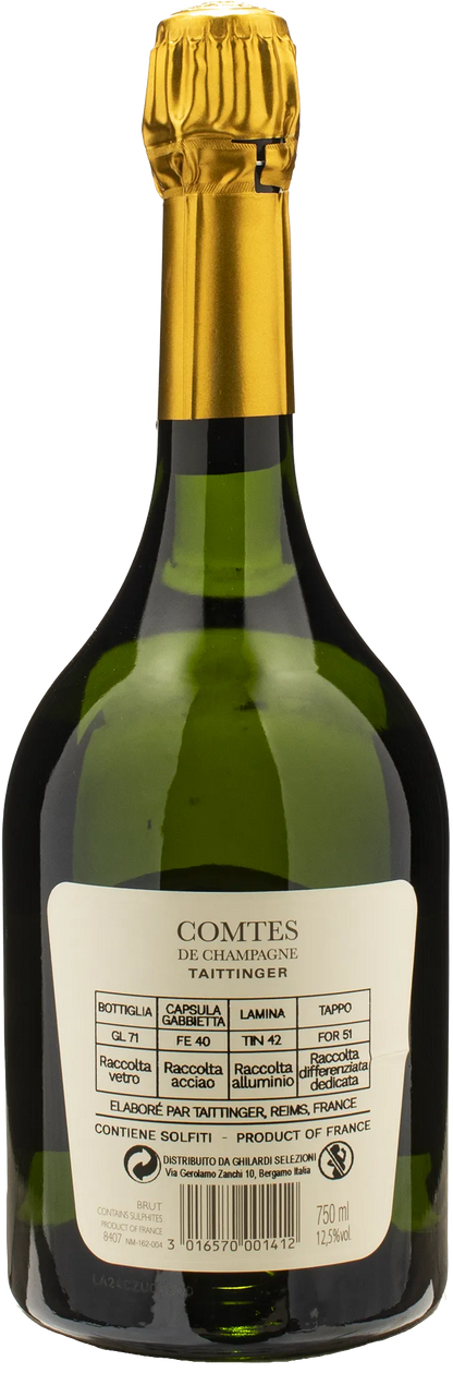 Taittinger Champagne Grand Crus Blanc de Blancs Comtes de Champagne 2014