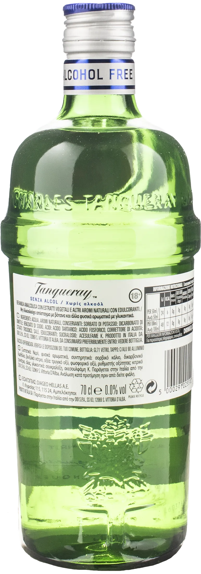 Tanqueray Gin Zero Alcol 0.7L