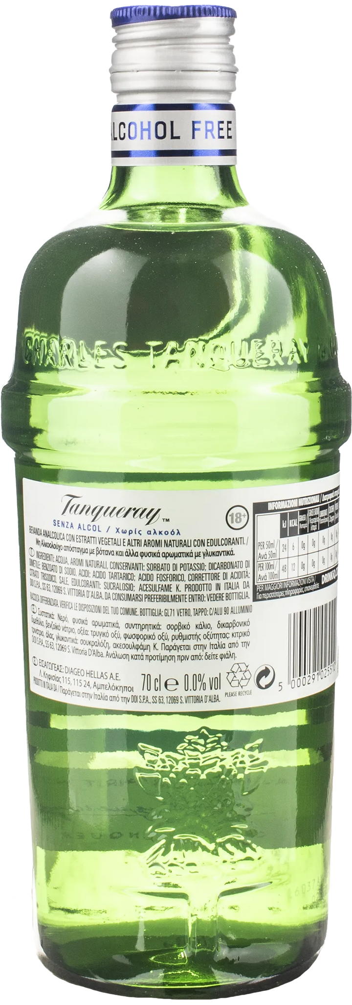 Tanqueray Gin Zero Alcol 0.7L