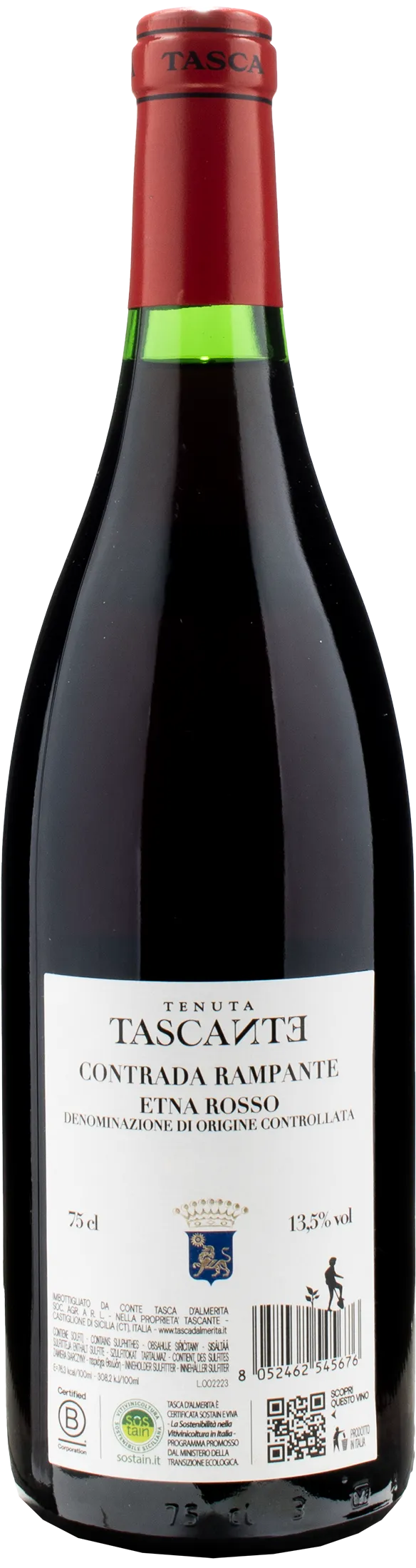 Tasca d'Almerita Tenuta Tascante Etna Rosso Contrada Rampante 2020