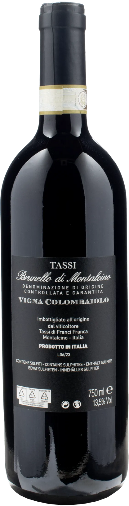Tassi Brunello di Montalcino Vigna Colombaiolo 2019