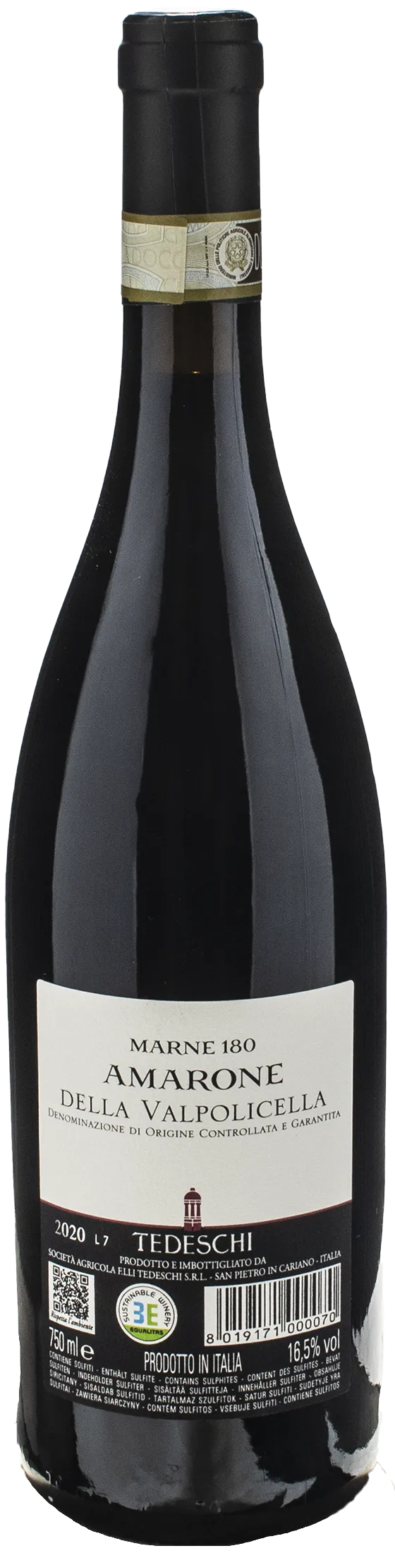 Tedeschi Amarone della Valpolicella Marne 180 2020