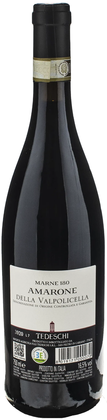 Tedeschi Amarone della Valpolicella Marne 180 2020