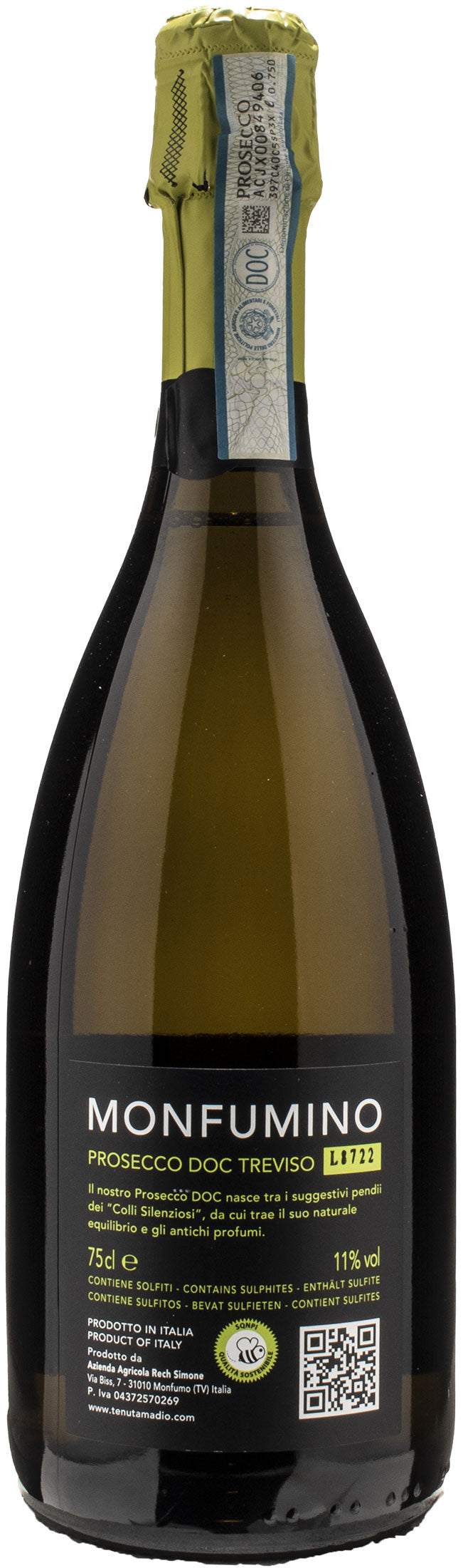 Tenuta Amadio Prosecco Treviso Monfumino Brut