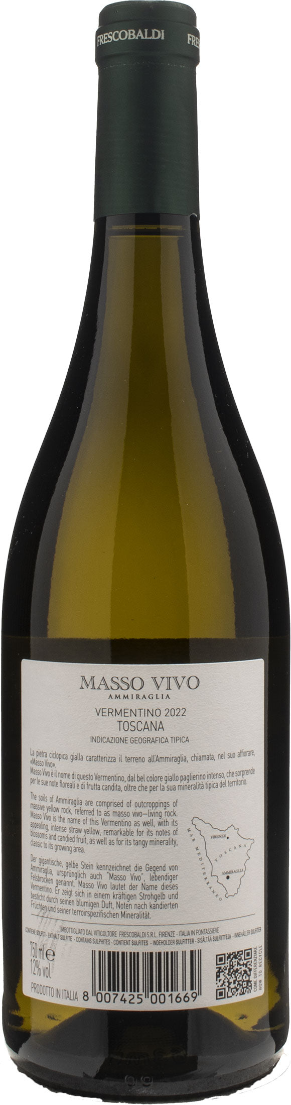 Tenuta Ammiraglia Vermentino Masso Vivo 2022