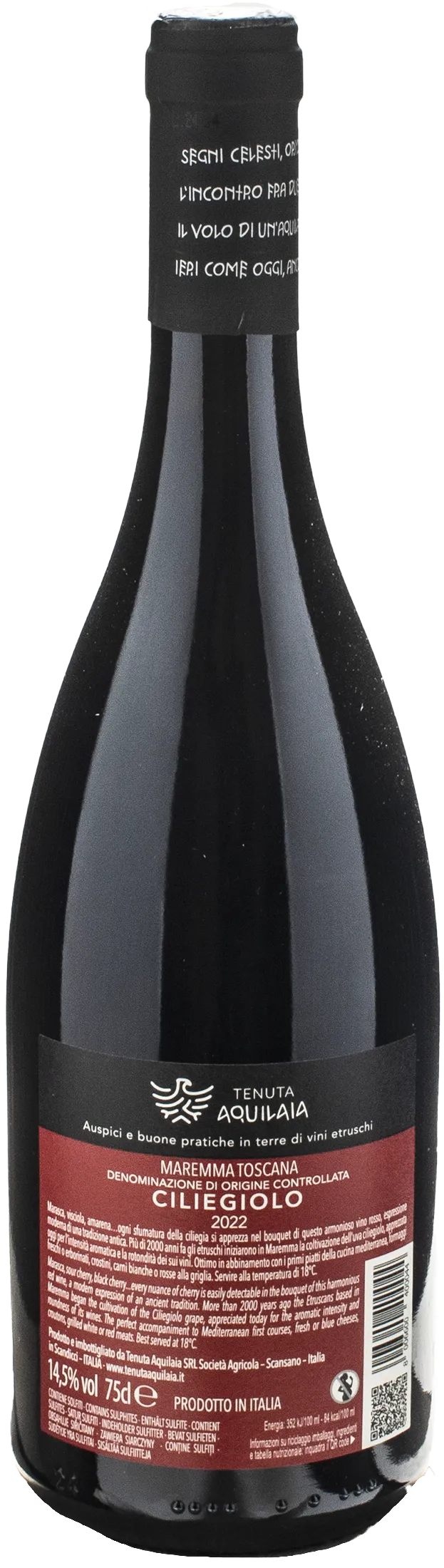 Tenuta Aquilaia Ciliegiolo 2022