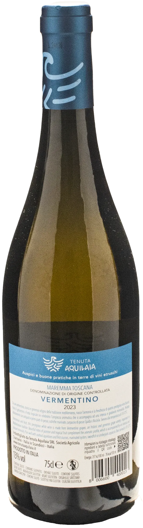 Tenuta Aquilaia Maremma Toscana Vermentino 2023