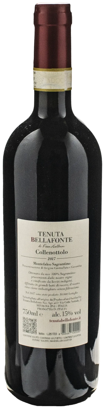 Tenuta Bellafonte Sagrantino Montefalco Collenottolo 2017