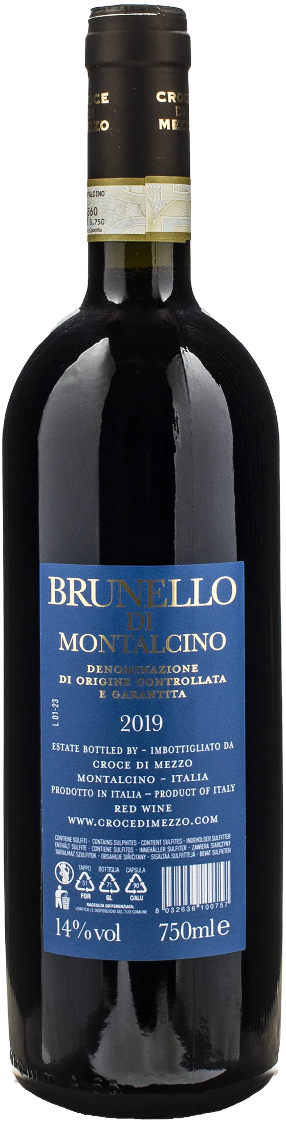 Tenuta Croce di Mezzo Brunello di Montalcino 2019