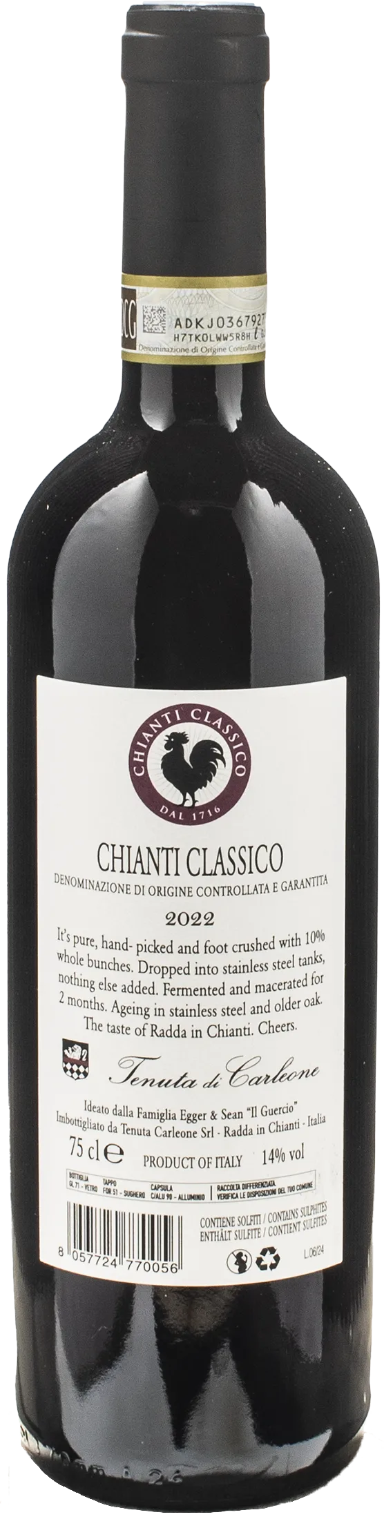 Tenuta di Carleone Chianti Classico 2022
