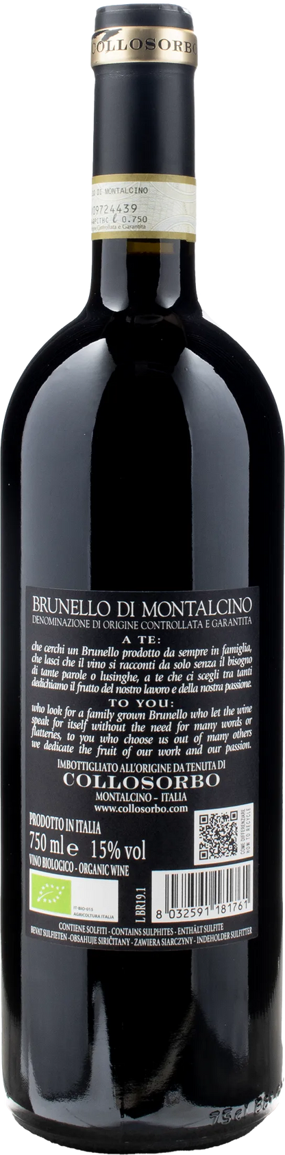 Tenuta di Collosorbo Brunello di Montalcino 2019