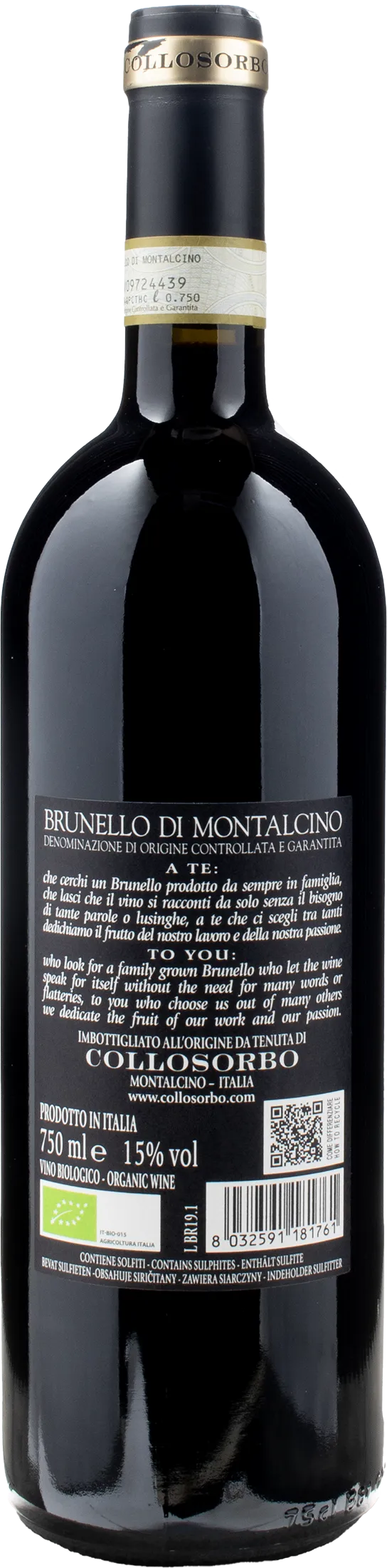 Tenuta di Collosorbo Brunello di Montalcino 2019