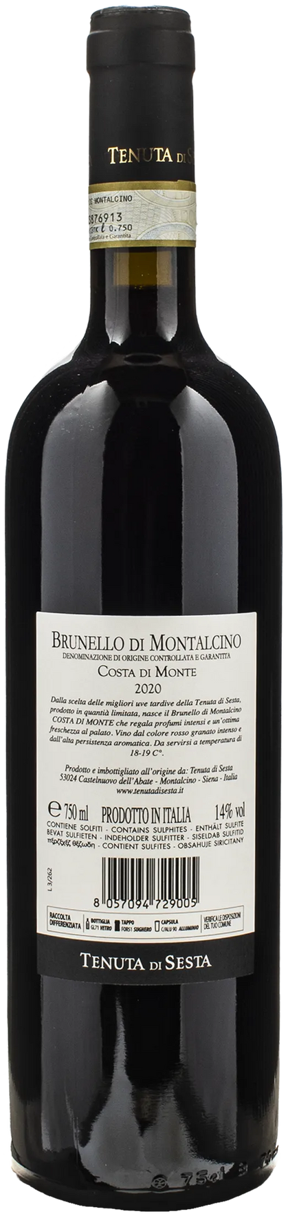 Tenuta di Sesta Brunello di Montalcino Costa di Monte 2020