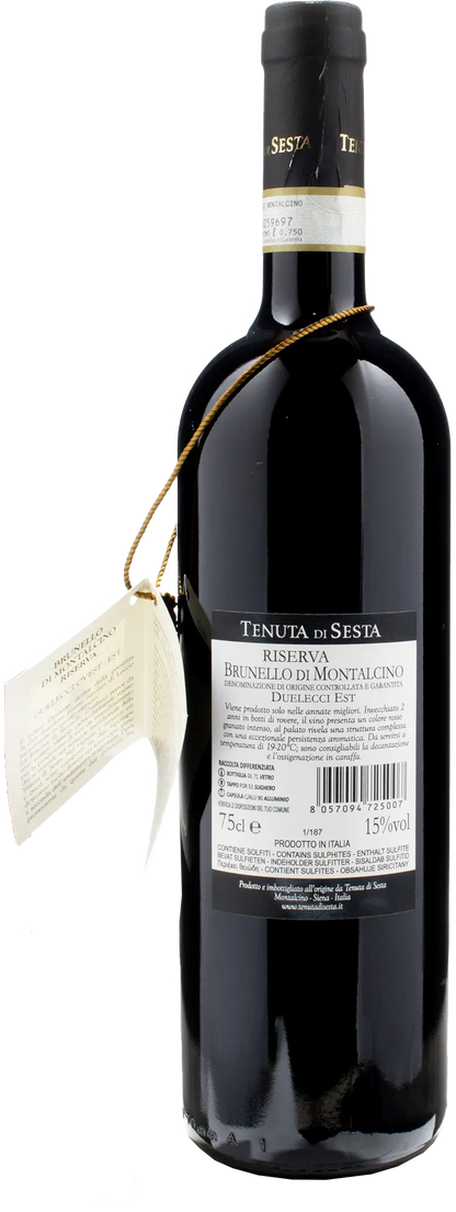 Tenuta di Sesta Brunello di Montalcino Duelecci Est Riserva 2018