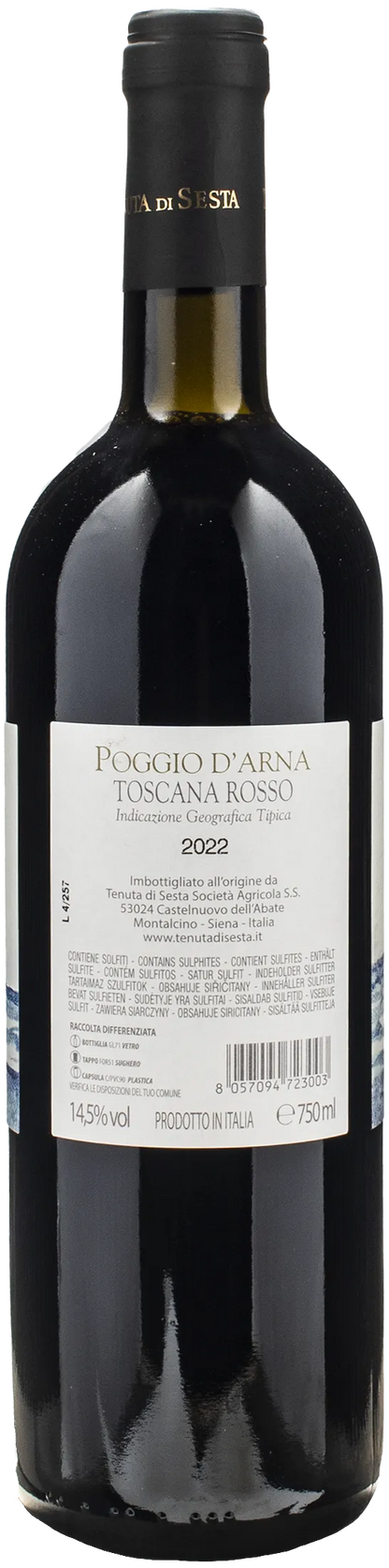 Tenuta di Sesta Poggio d'Arna Toscana Rosso 2022