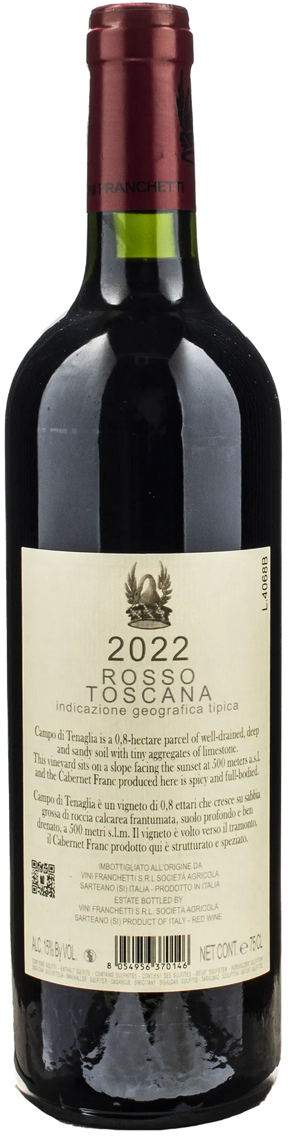 Tenuta di Trinoro Toscana Rosso Campo di Tenaglia 2022
