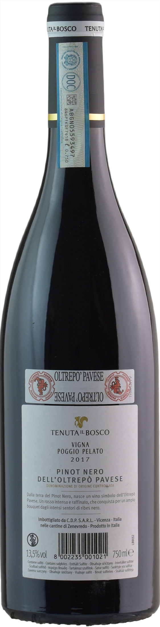 Tenuta Il Bosco Pinot Nero Poggio Pelato 2017