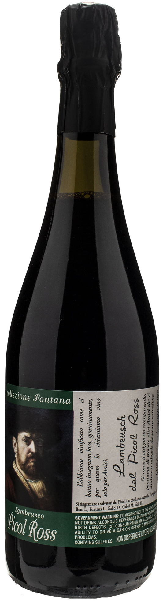 Tenuta La Piccola Lambrusco Picol Ross Collezione Fontana