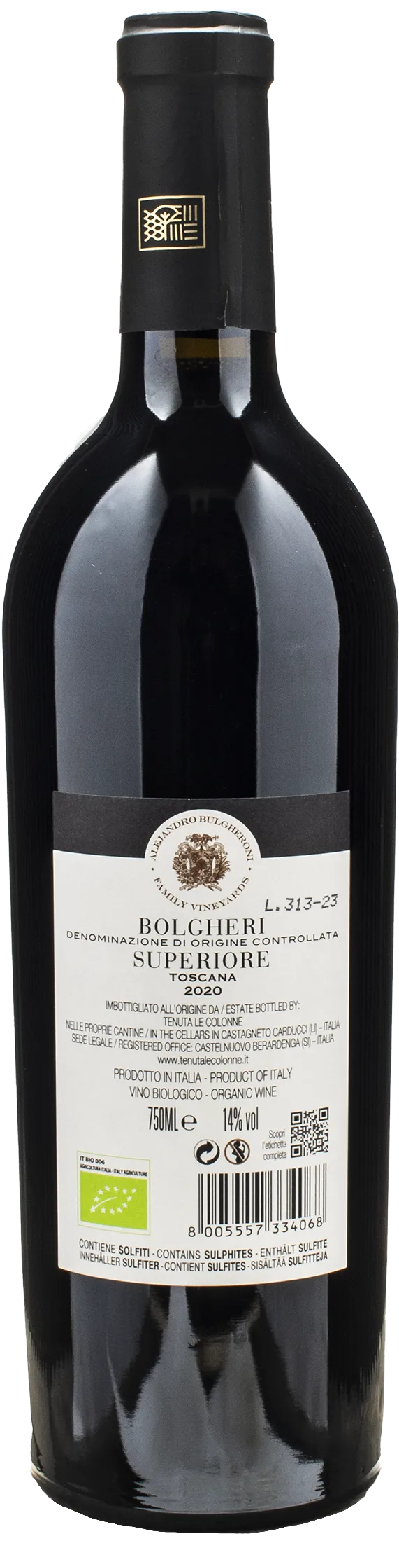 Tenuta Le Colonne Bolgheri Superiore 2020