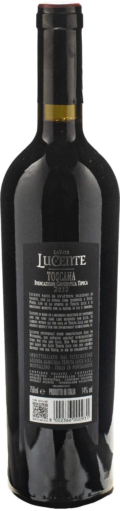 Tenuta Luce della Vite Lucente 2022