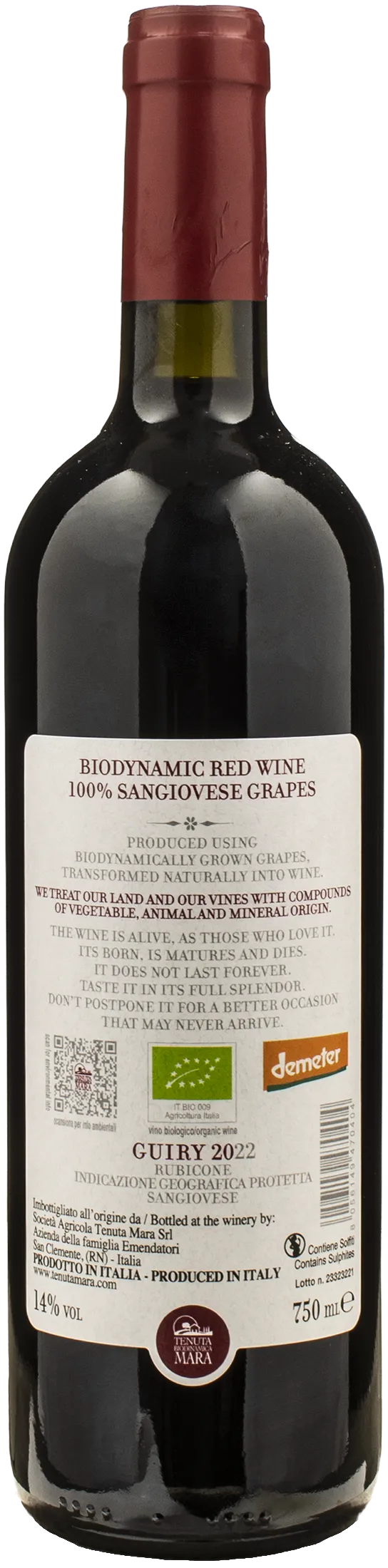 Tenuta Mara Guiry Sangiovese 2022