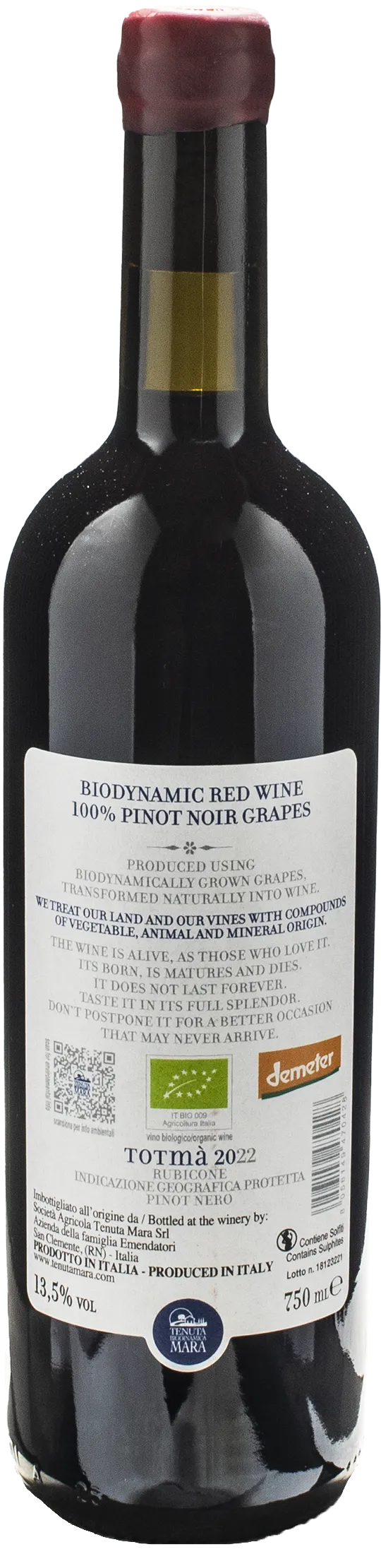 Tenuta Mara Totma' Pinot Nero 2022