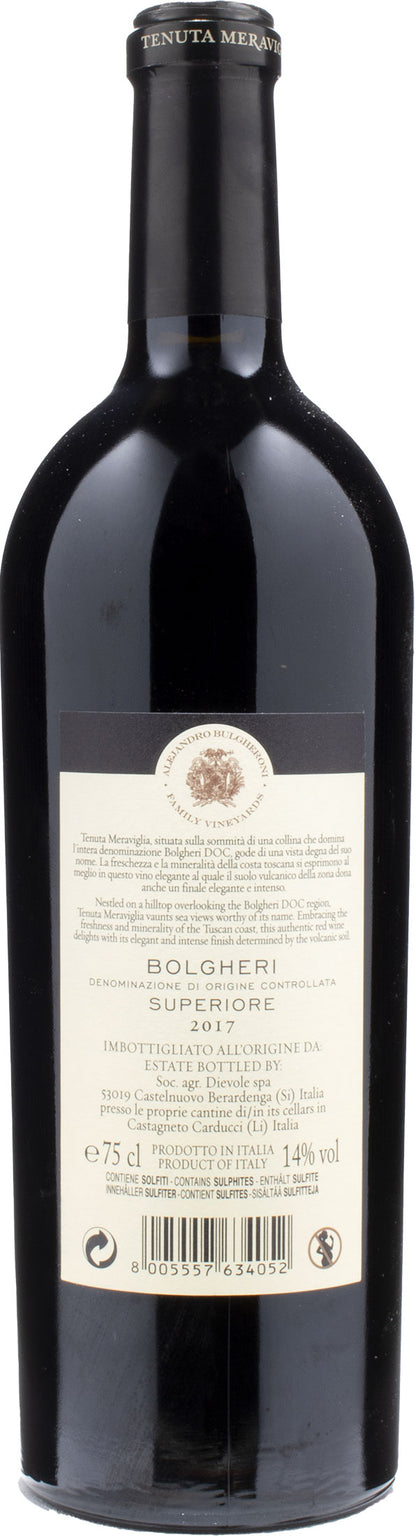 Tenuta Meraviglia Bolgheri Rosso Superiore Maestro di Cava 2017