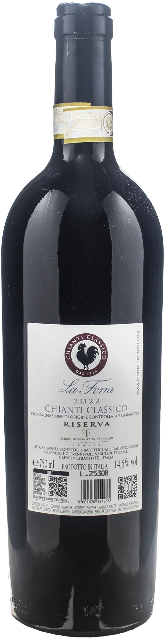 Tenuta Nozzole Chianti Classico Riserva La Forra 2022