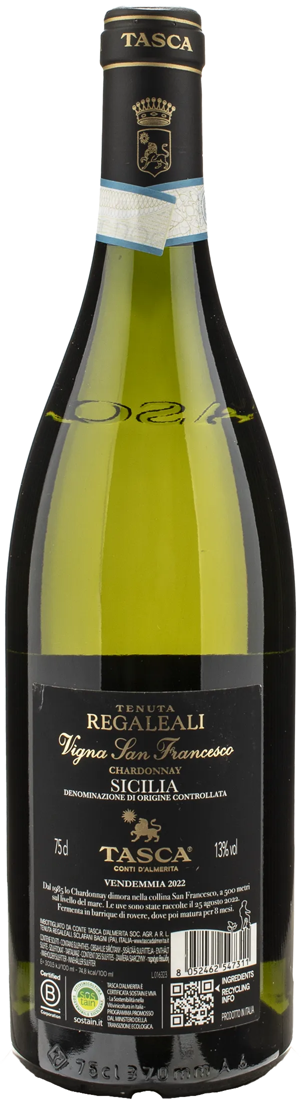 Tenuta Regaleali Chardonnay Vigna San Francesco 2022