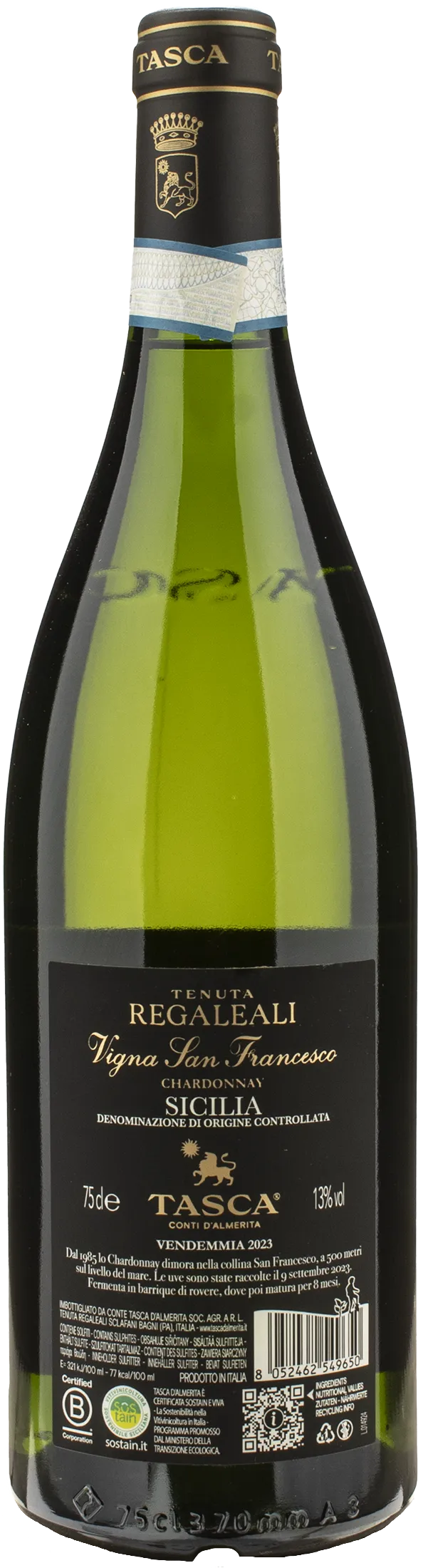 Tenuta Regaleali Chardonnay Vigna San Francesco 2023