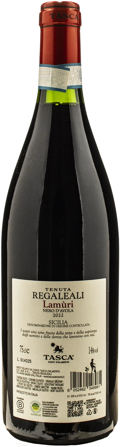 Tenuta Regaleali Tasca d'Almerita Nero d'Avola Lamuri 2022
