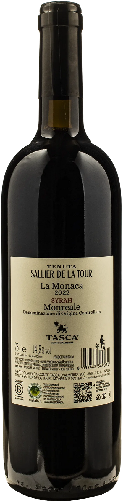 Tenuta Sallier de La Tour La Monaca Syrah 2022