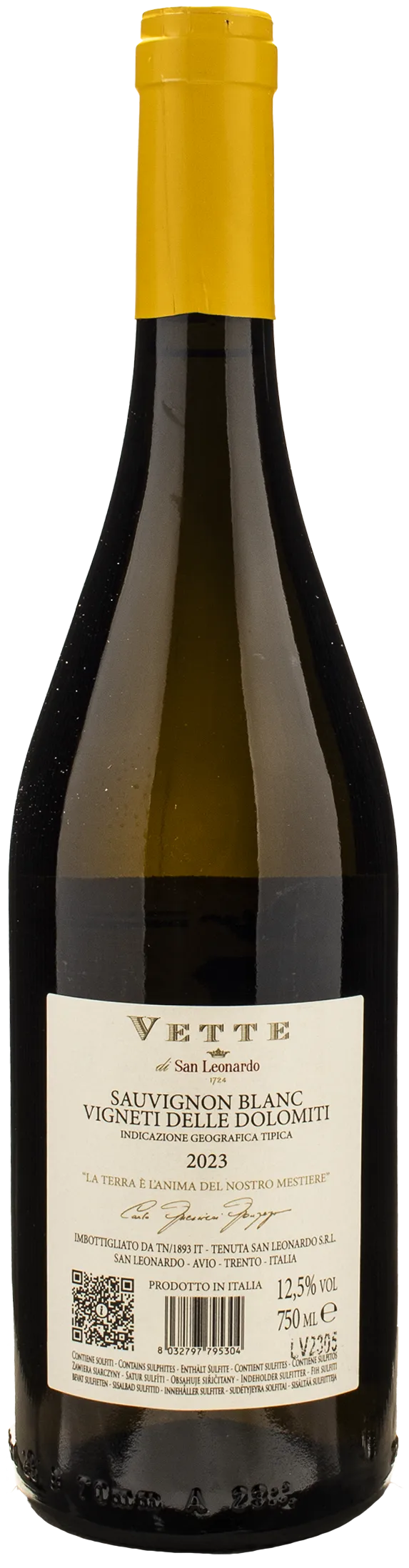 Tenuta San Leonardo Sauvignon Blanc Vette di San Leonardo 2023
