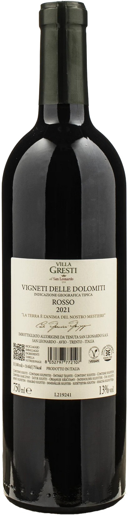 Tenuta San Leonardo Villa Gresti Rosso 2021