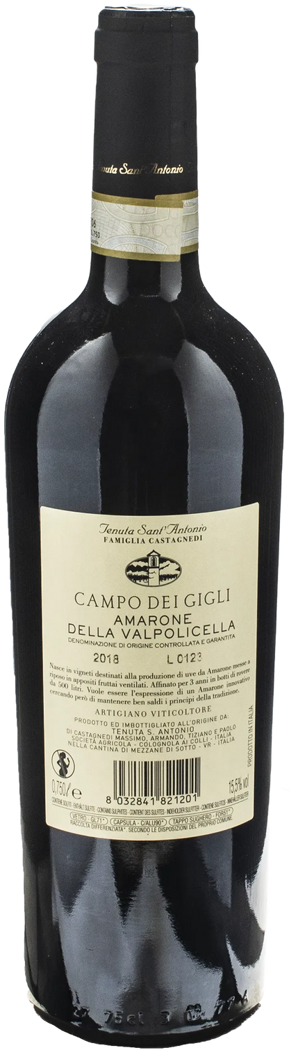 Tenuta Sant'Antonio Amarone della Valpolicella Campo dei Gigli 2018