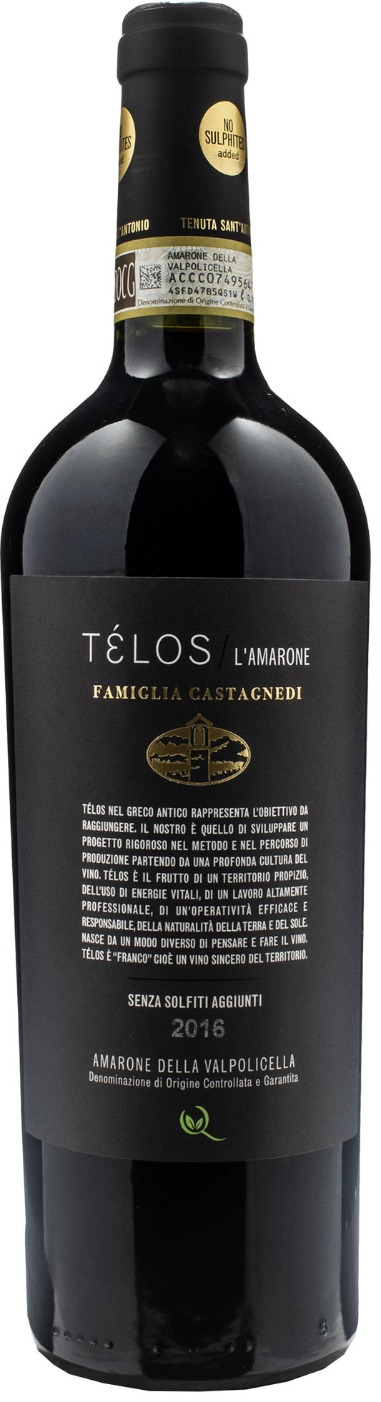 Tenuta Sant'Antonio Telos L'Amarone della Valpolicella Vegan 2016