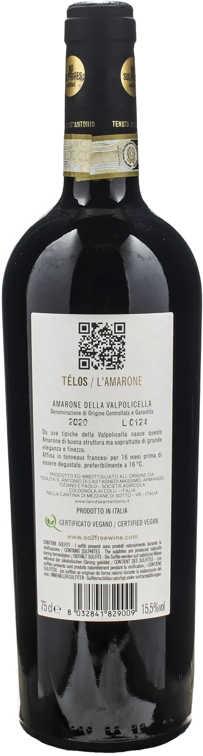 Tenuta Sant'Antonio Telos L'Amarone della Valpolicella Vegan 2020