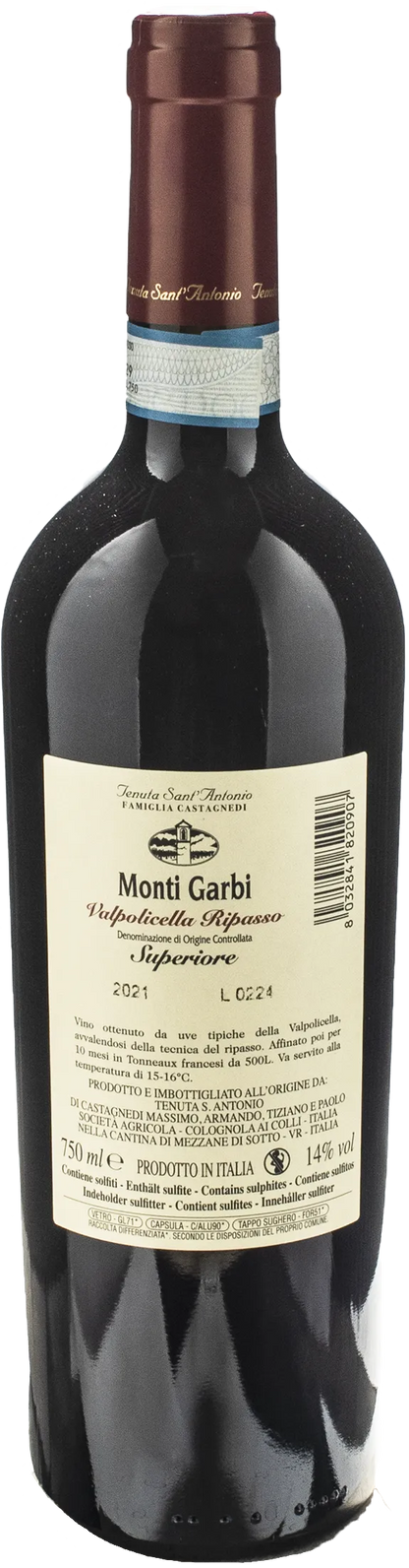 Tenuta Sant'Antonio Valpolicella Ripasso Superiore Monti Garbi 2021