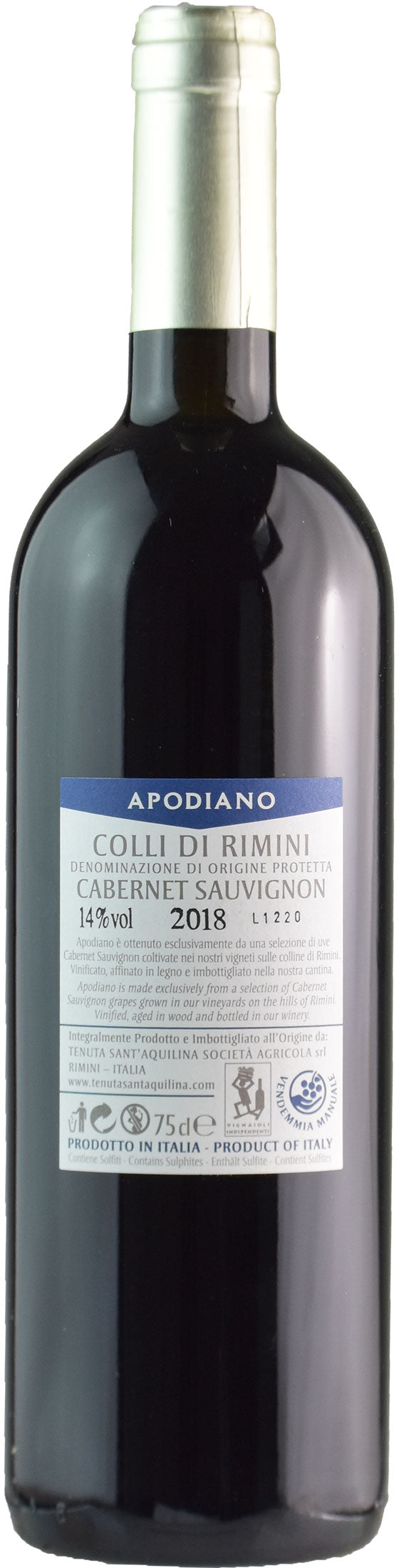 Tenuta Sant'Aquilina Cabernet Sauvignon Apodiano 2018