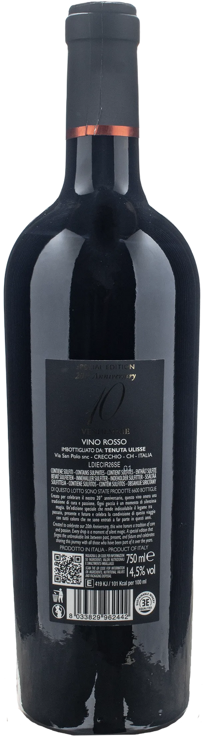 Tenuta Ulisse 10 Vendemmie Special Edition 20esimo Anniversario Rosso