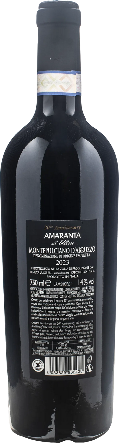 Tenuta Ulisse Montepulciano d'Abruzzo Amaranta 20esimo Anniversario