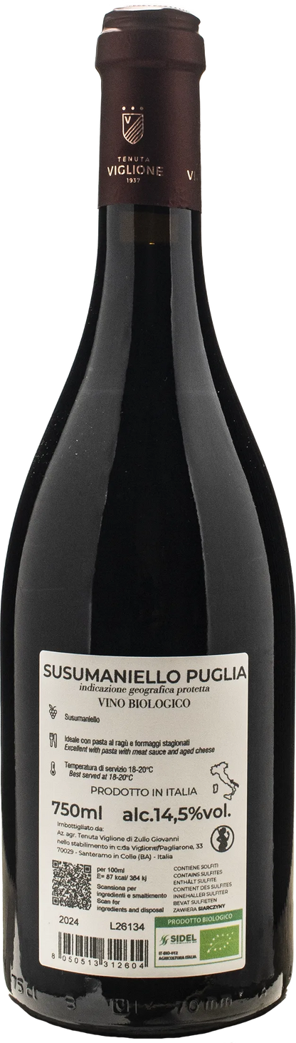 Tenuta Viglione Morso Rosso Susumaniello 2024