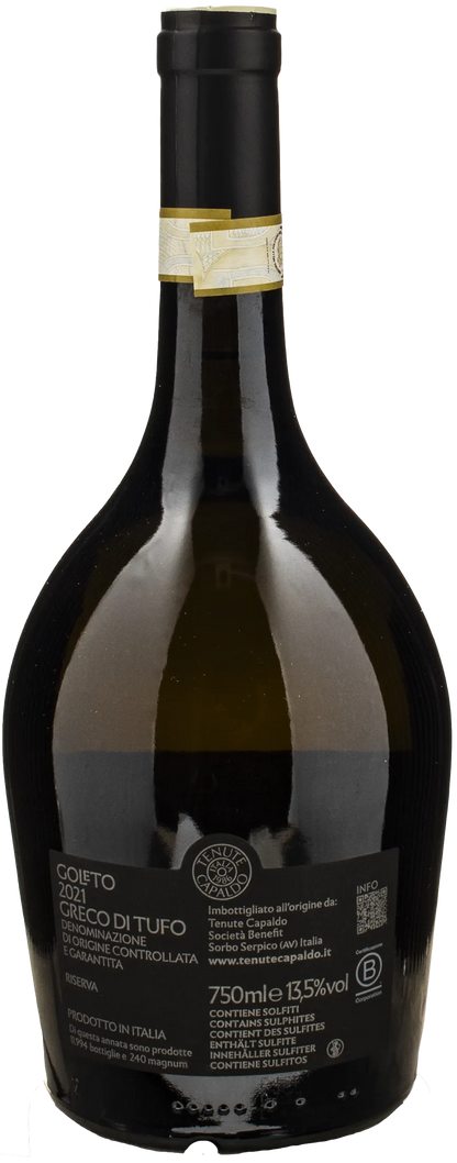 Tenute Capaldo Greco di Tufo Goleto Riserva 2021