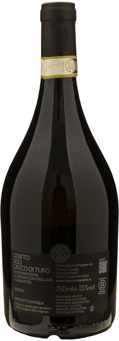 Tenute Capaldo Greco di Tufo Goleto Riserva 2022