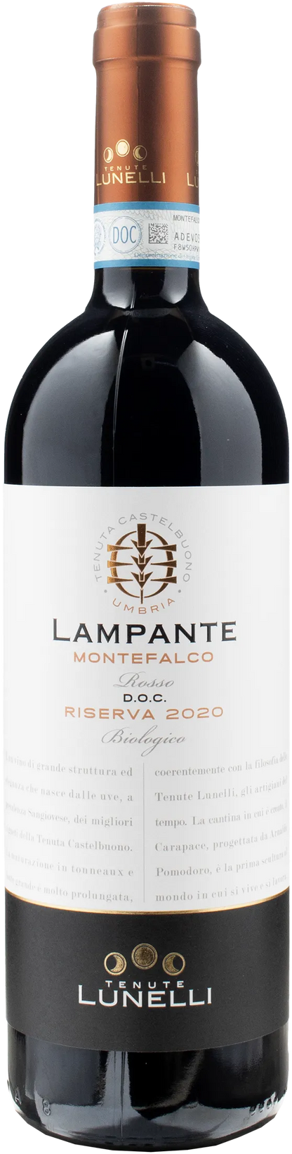 Tenute Lunelli Castelbuono Montefalco Rosso Lampante Riserva 2020