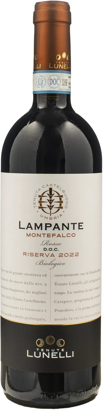 Tenute Lunelli Castelbuono Montefalco Rosso Lampante Riserva 2022